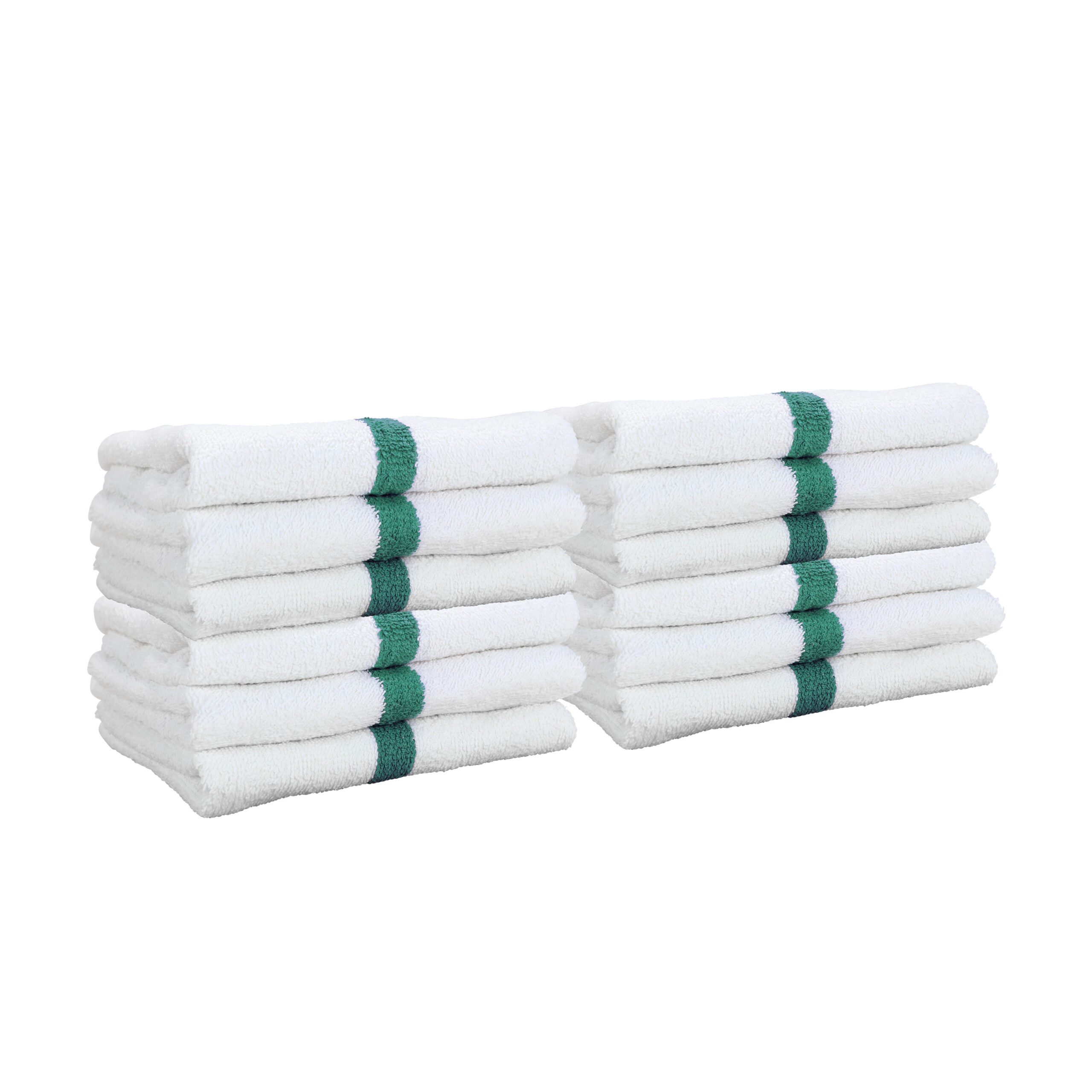 White with Green Center Stripe 16